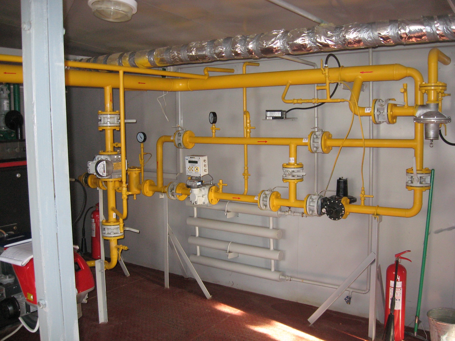 Монтаж системы газоснабжения