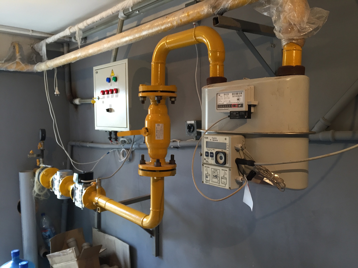 Монтаж системы газоснабжения