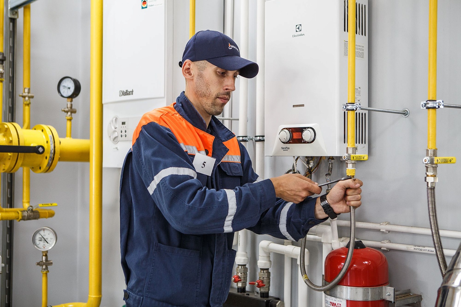 Монтаж системы газоснабжения